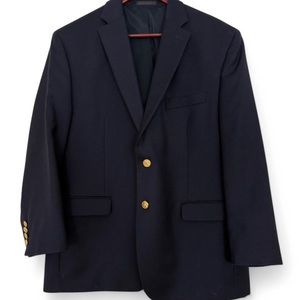 Pre Loved LAUREN Ralph Lauren Classic Navy Blazer with Gold Buttons